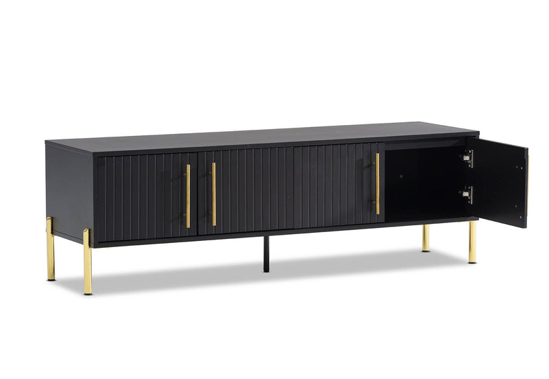 DELGADO BLACK ENTERTAINMENT UNIT BLACK