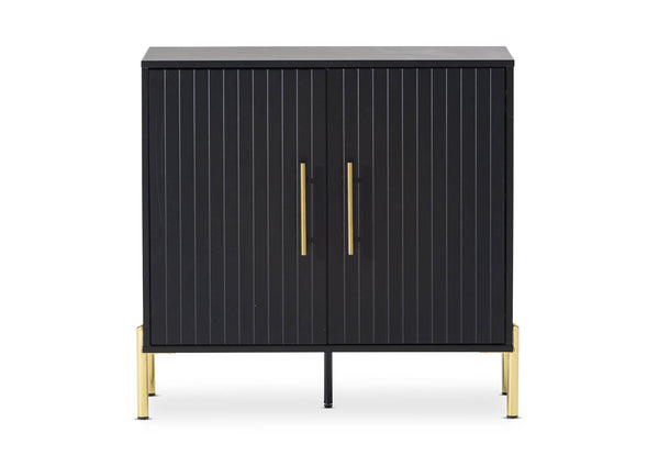 DELGADO BLACK WINE CABINET BLACK