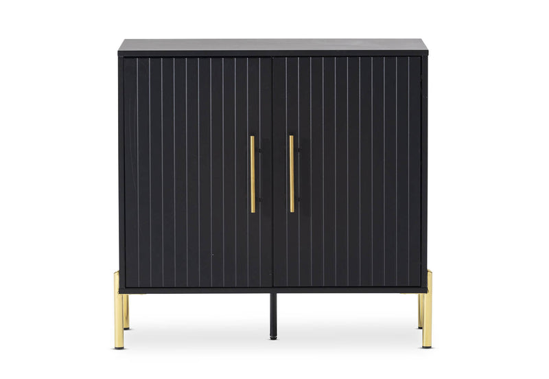 DELGADO BLACK WINE CABINET BLACK