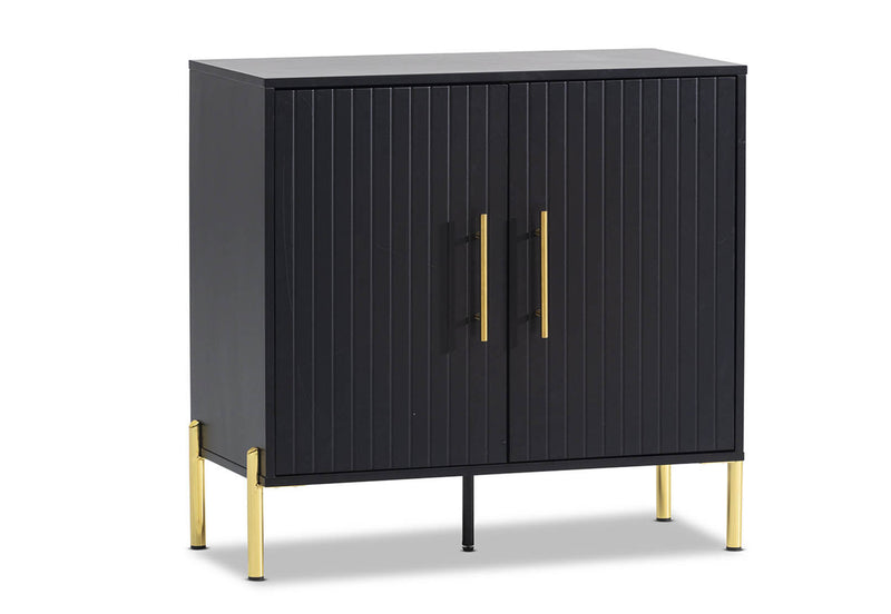 DELGADO BLACK WINE CABINET BLACK