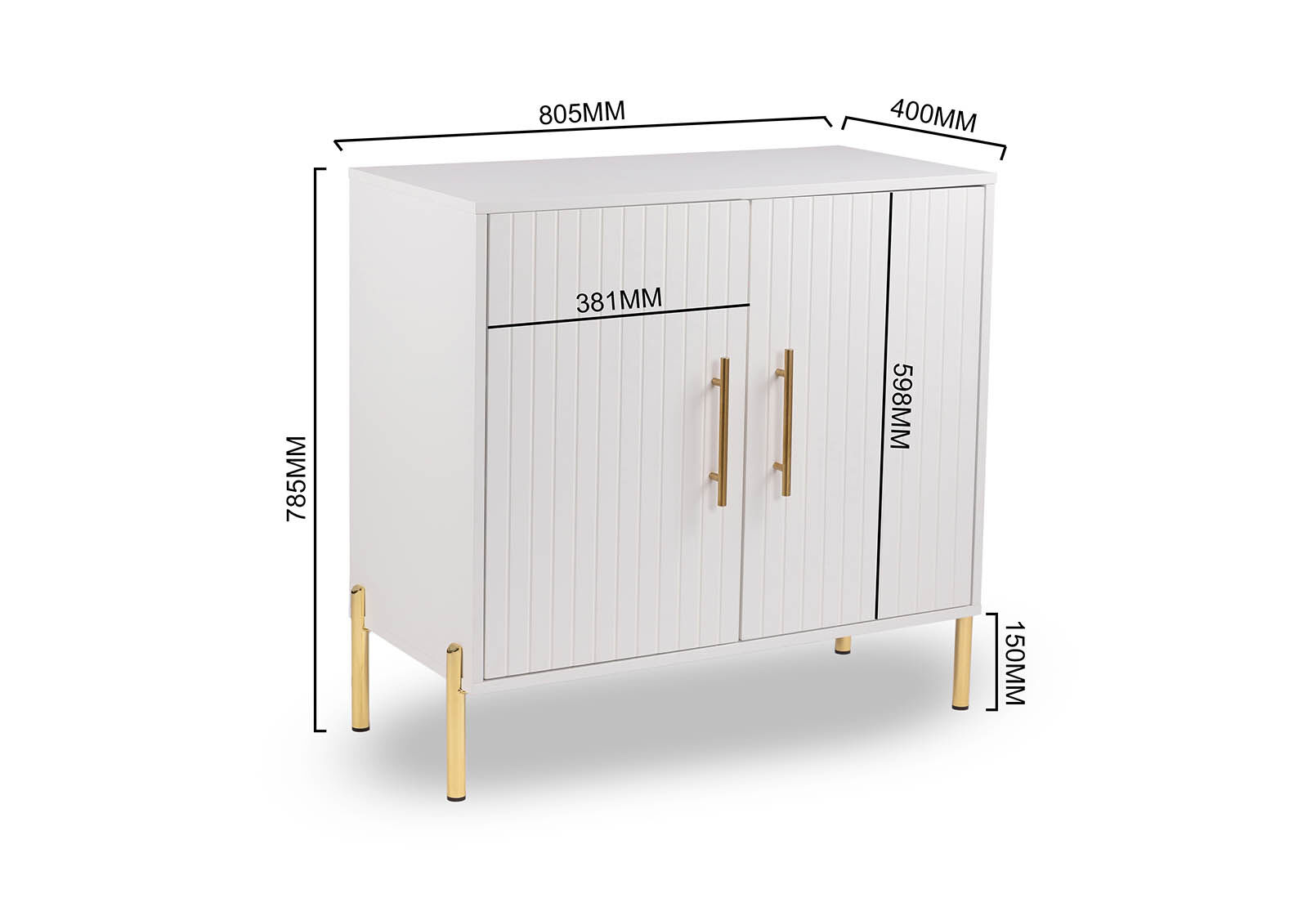 DELGADO WHITE WINE CABINET WHITE