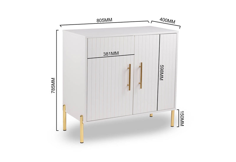 DELGADO WHITE WINE CABINET WHITE