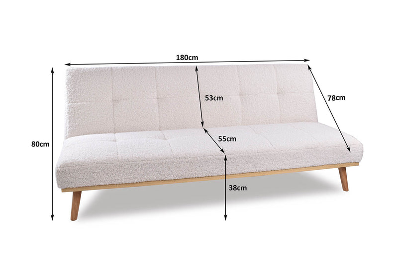 DOUGHERTY SOFA BED WHITE