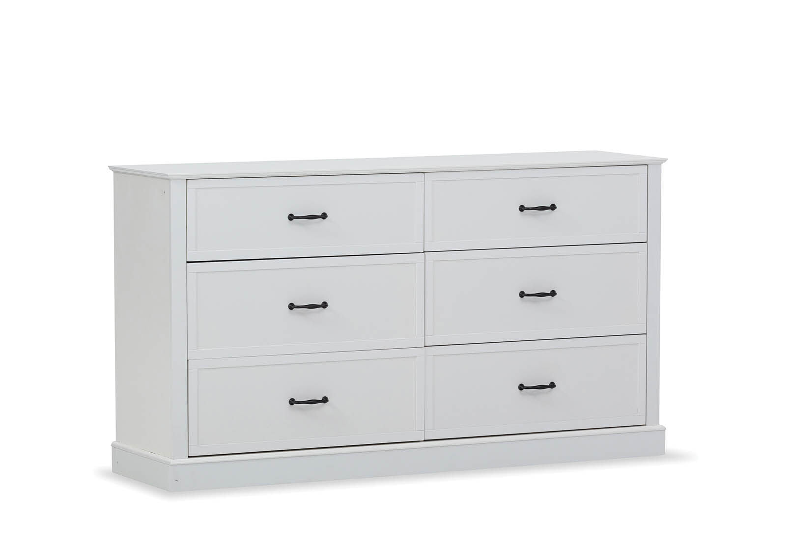 MYERS 6 DRAWER DRESSER WHITE