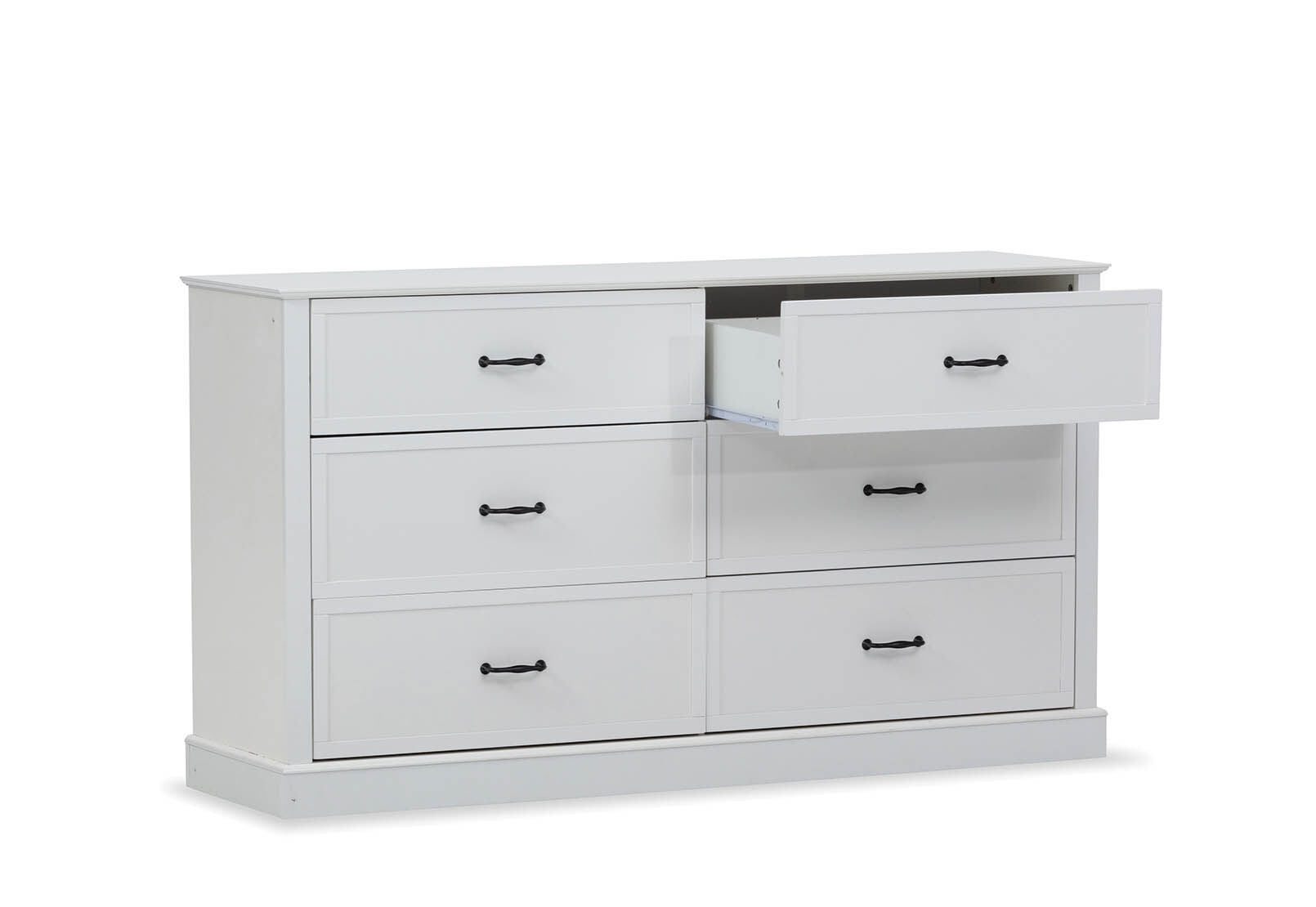 MYERS 6 DRAWER DRESSER WHITE