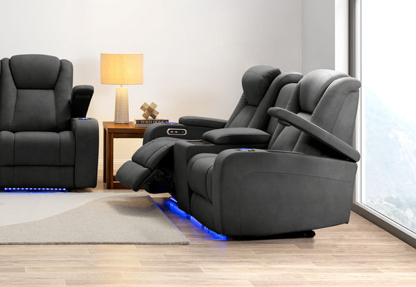 SENTINAL MK2 FABRIC 2 SEATER CHARCOAL