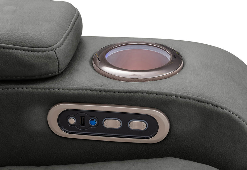 SENTINAL MK2 FABRIC ELECTRIC RECLINER CHARCOAL