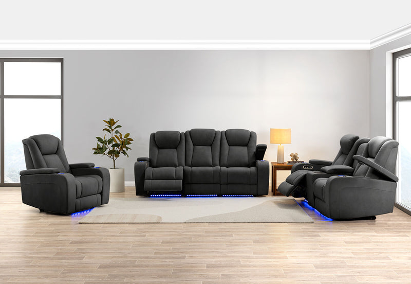 SENTINAL MK2 FABRIC ELECTRIC RECLINER CHARCOAL