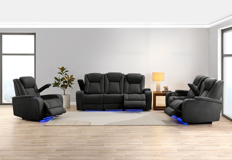 SENTINAL MK2 FABRIC ELECTRIC RECLINER CHARCOAL