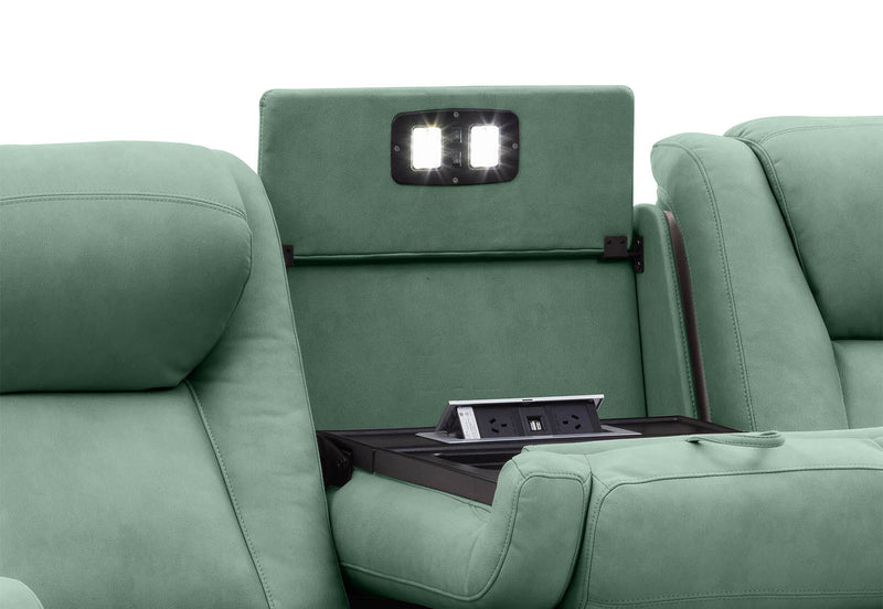 SENTINAL MK2 FABRIC 3 SEATER GREEN