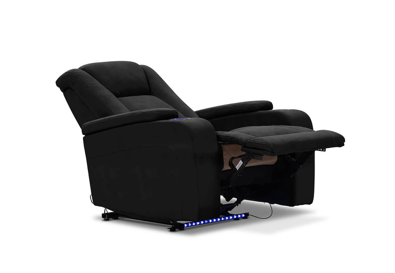 SENTINAL MK2 FABRIC ELECTRIC RECLINER BLACK