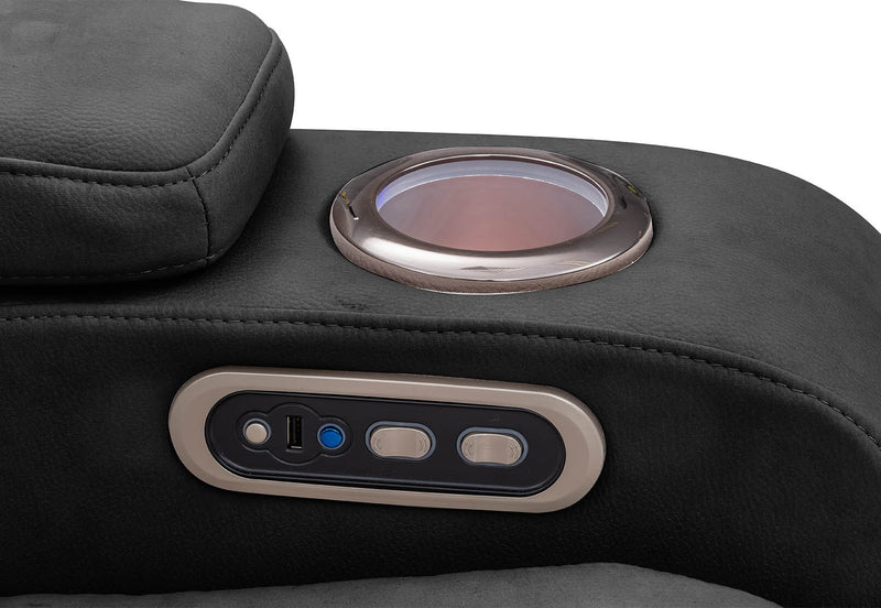 SENTINAL MK2 FABRIC ELECTRIC RECLINER BLACK