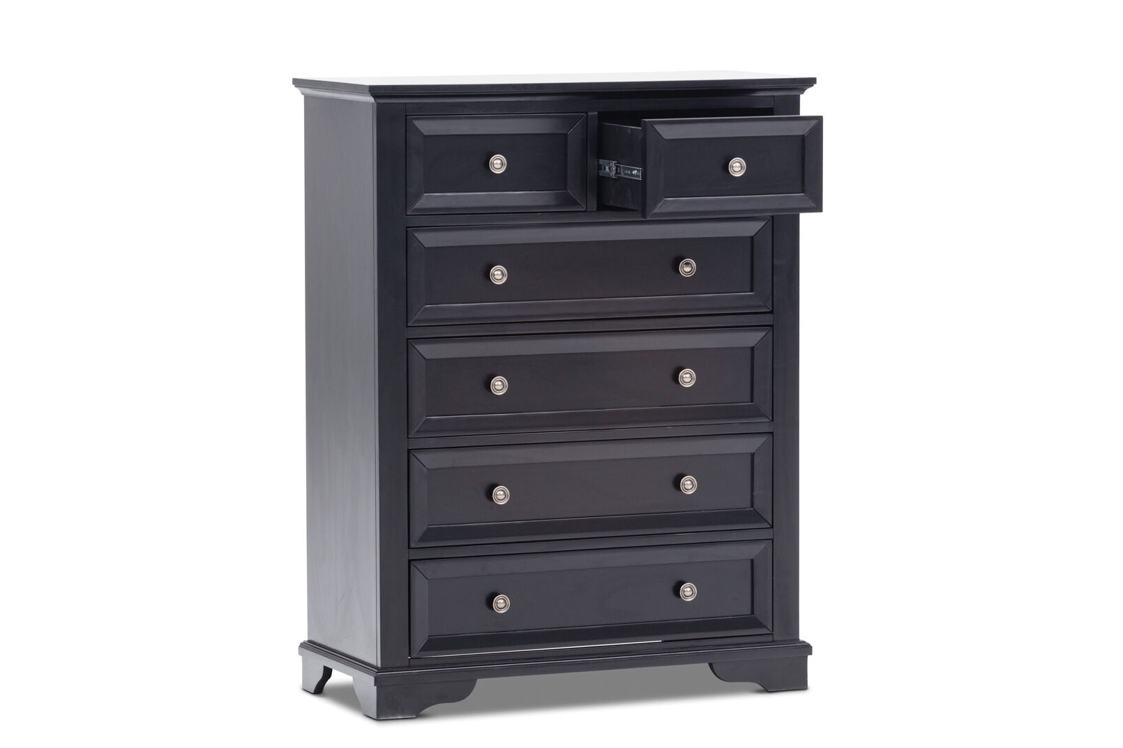 CHANELLE 6 DRAWER TALL CHEST BLACK