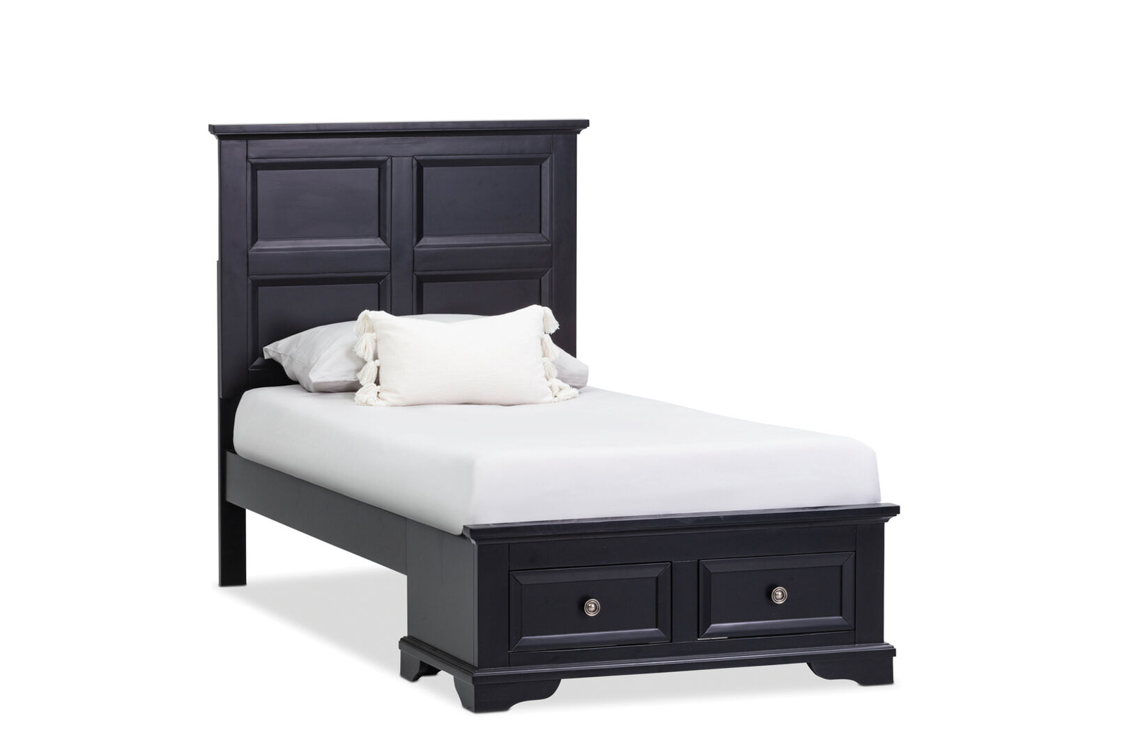 CHANELLE KING SINGLE BED BLACK