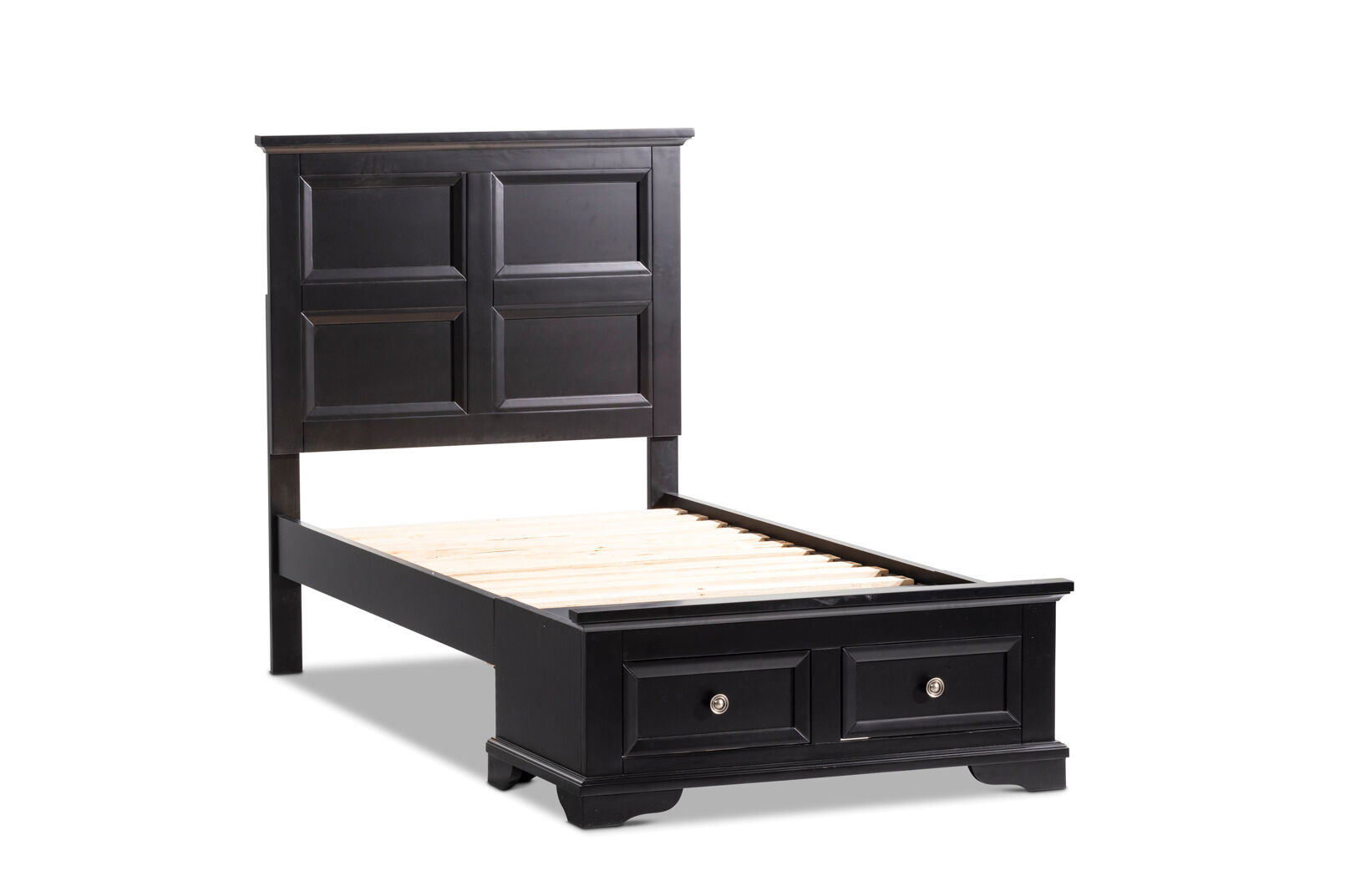 CHANELLE KING SINGLE BED BLACK