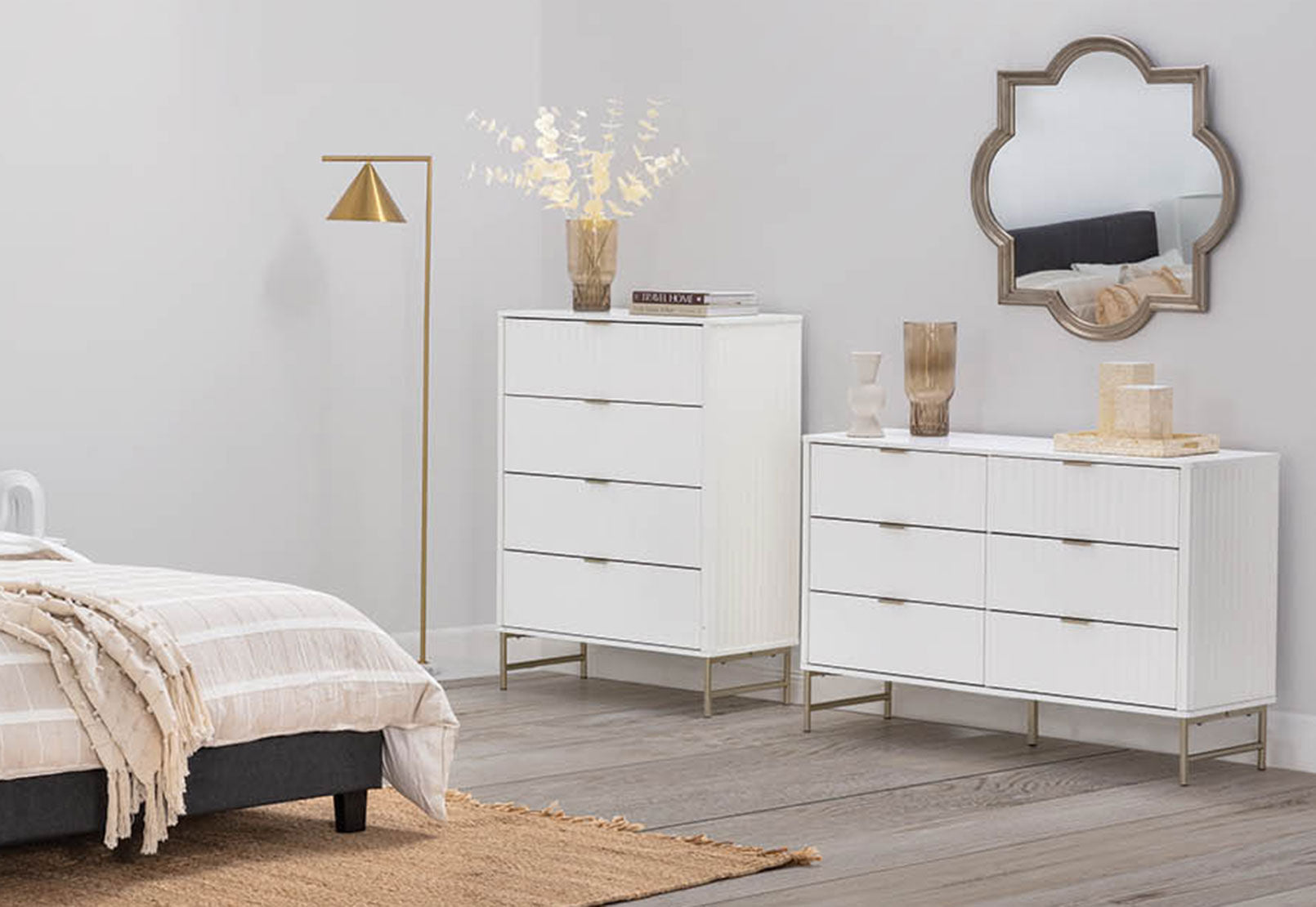OSBORNE TALL CHEST WHITE