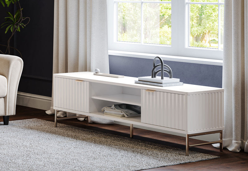 OSBORNE ENTERTAINMENT UNIT WHITE