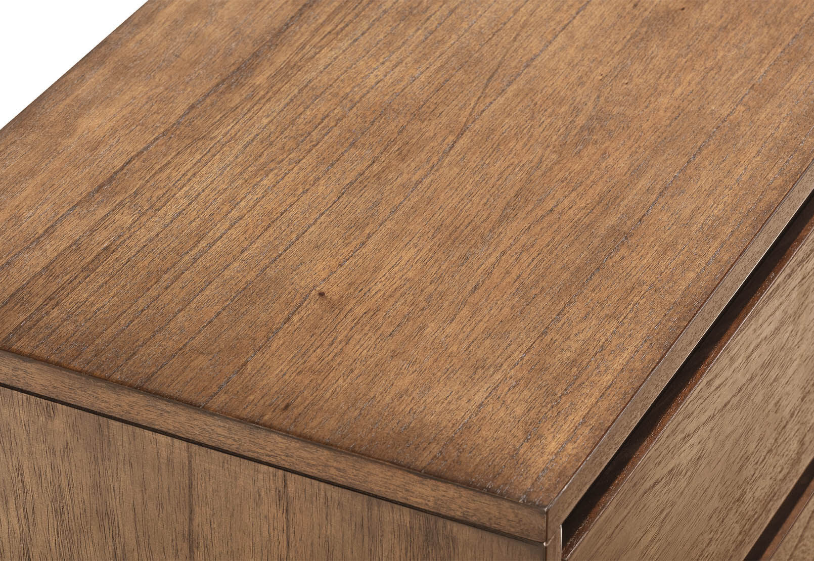 MEDORA 2 DRAWER BEDSIDE GOLDEN WALNUT