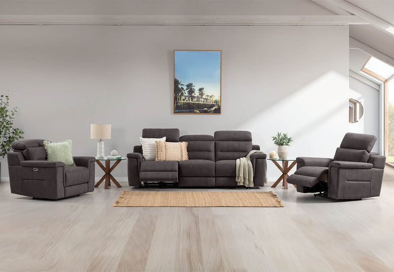 LUISA ELECTRIC RECLINER CHARCOAL