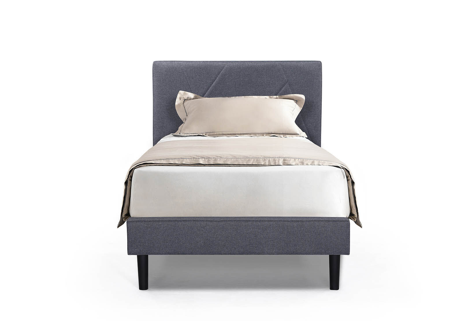 FRAZIER KING SINGLE BED DARK GREY