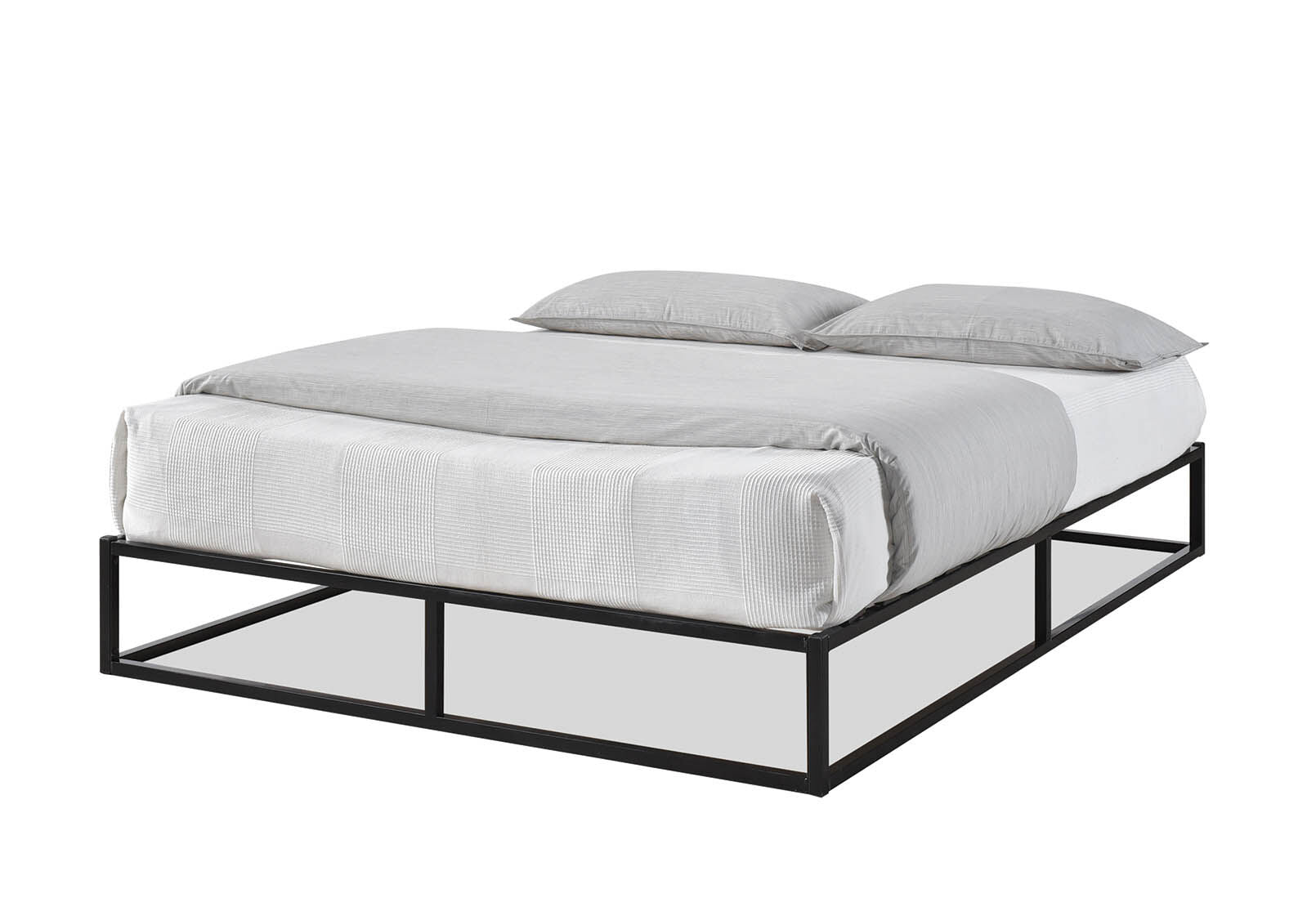 PATTON HIGH QUEEN BED BLACK