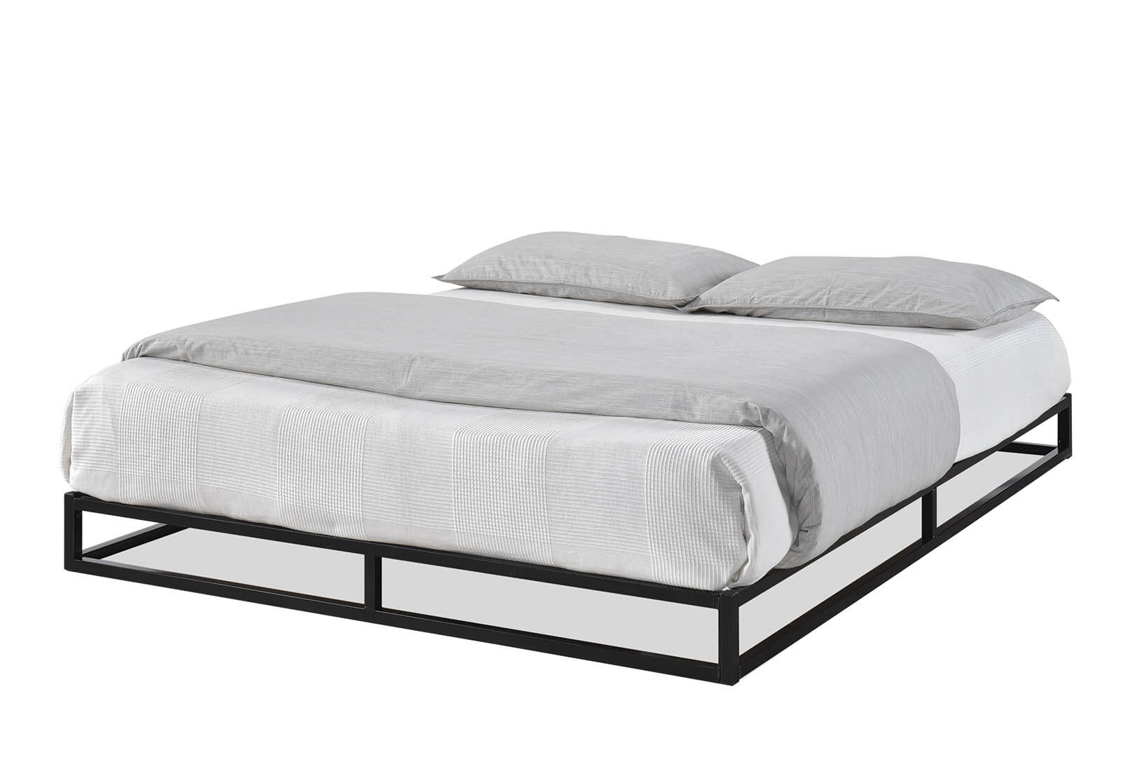 PATTON LOW DOUBLE BED BLACK