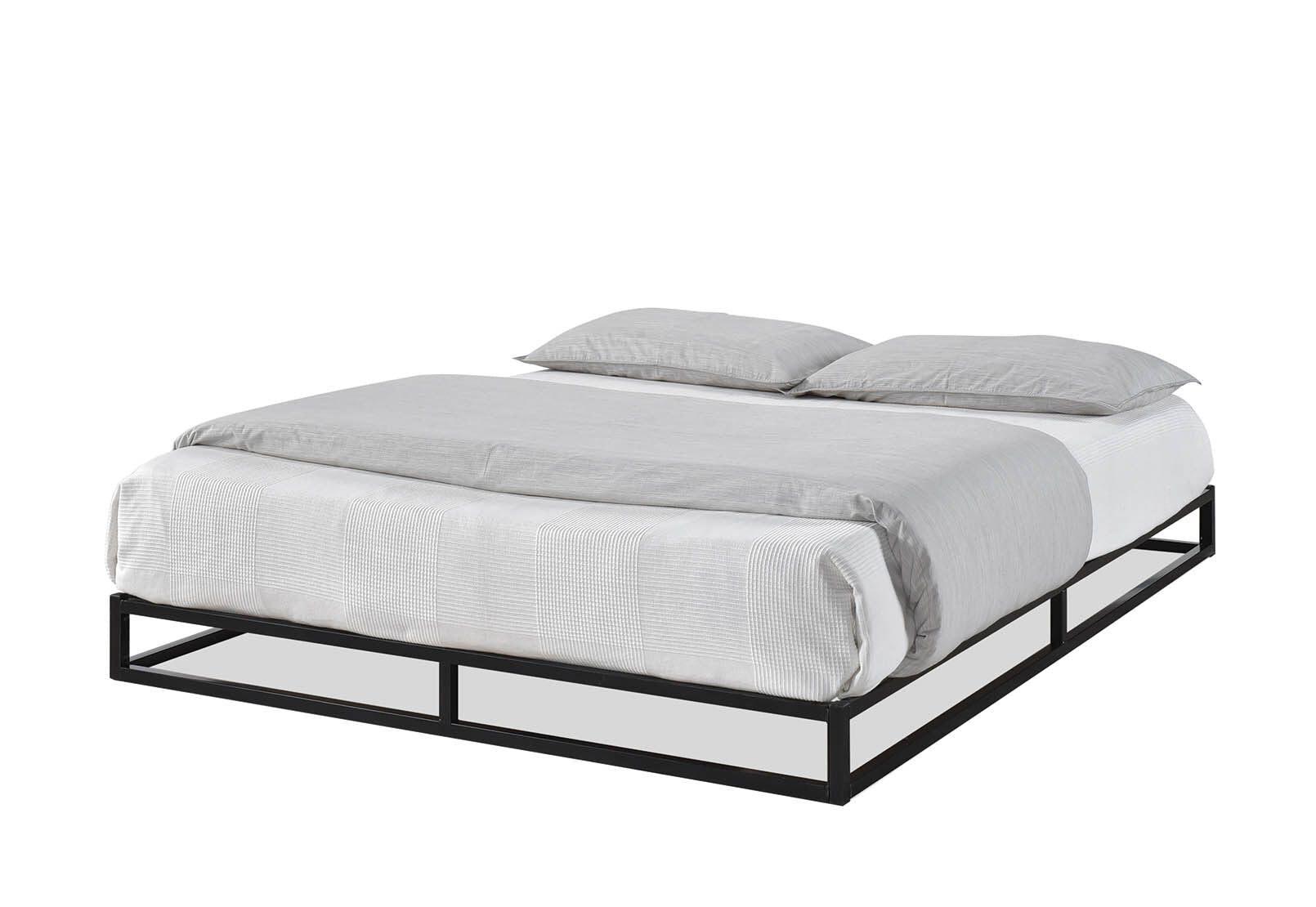 PATTON LOW KING BED BLACK