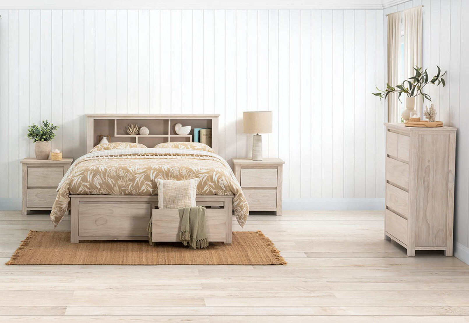 GALENE TALL CHEST WHITE WASH