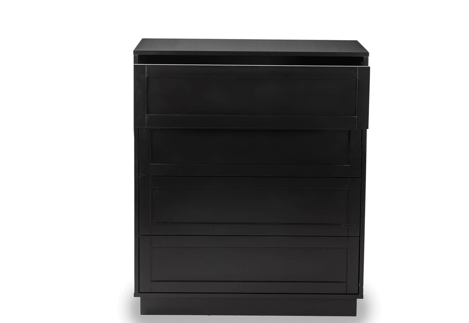 HUFFMAN 4 DRAWER TALL CHEST BLACK