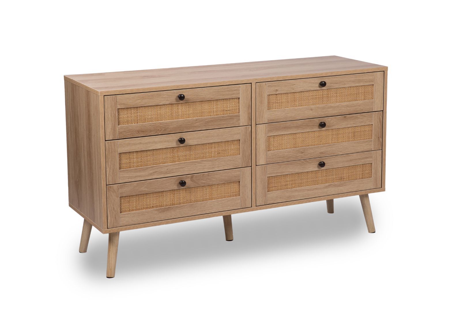 DAVILA 6 DRAWER DRESSER NATURAL