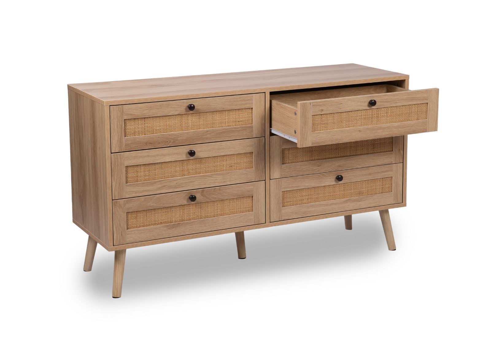 DAVILA 6 DRAWER DRESSER NATURAL