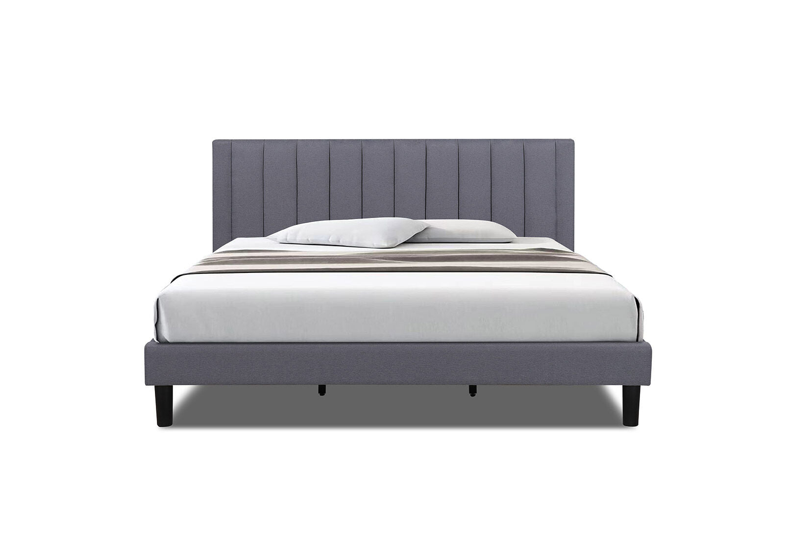 BISHOP KING BED GREY