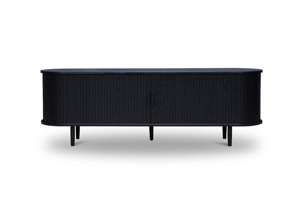 TANNER 2 DOOR BLACK ENTERTAINMENT UNIT BLACK