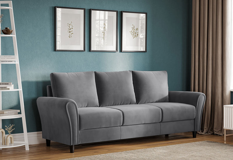 MONTES 3 SEAT SOFA DARK GREY