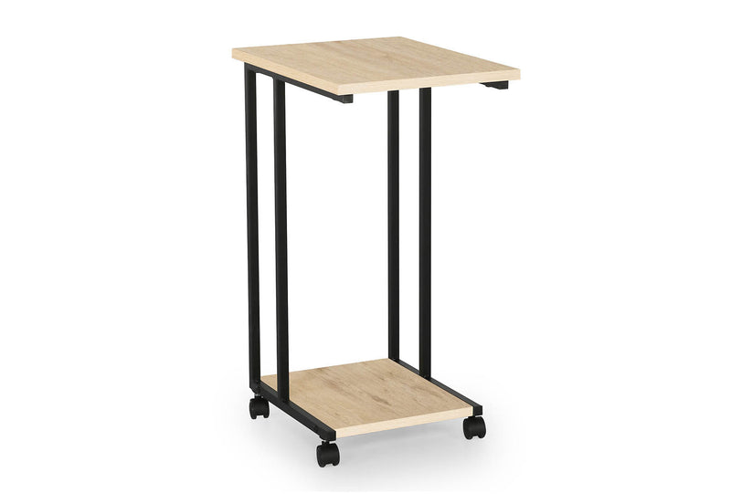 HESS C SHAPE LAMP TABLE NATURAL/BLACK