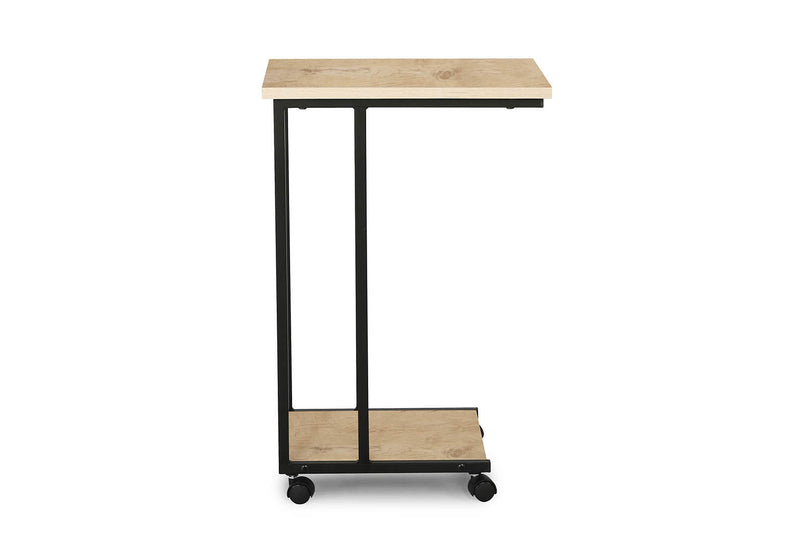 HESS C SHAPE LAMP TABLE NATURAL/BLACK