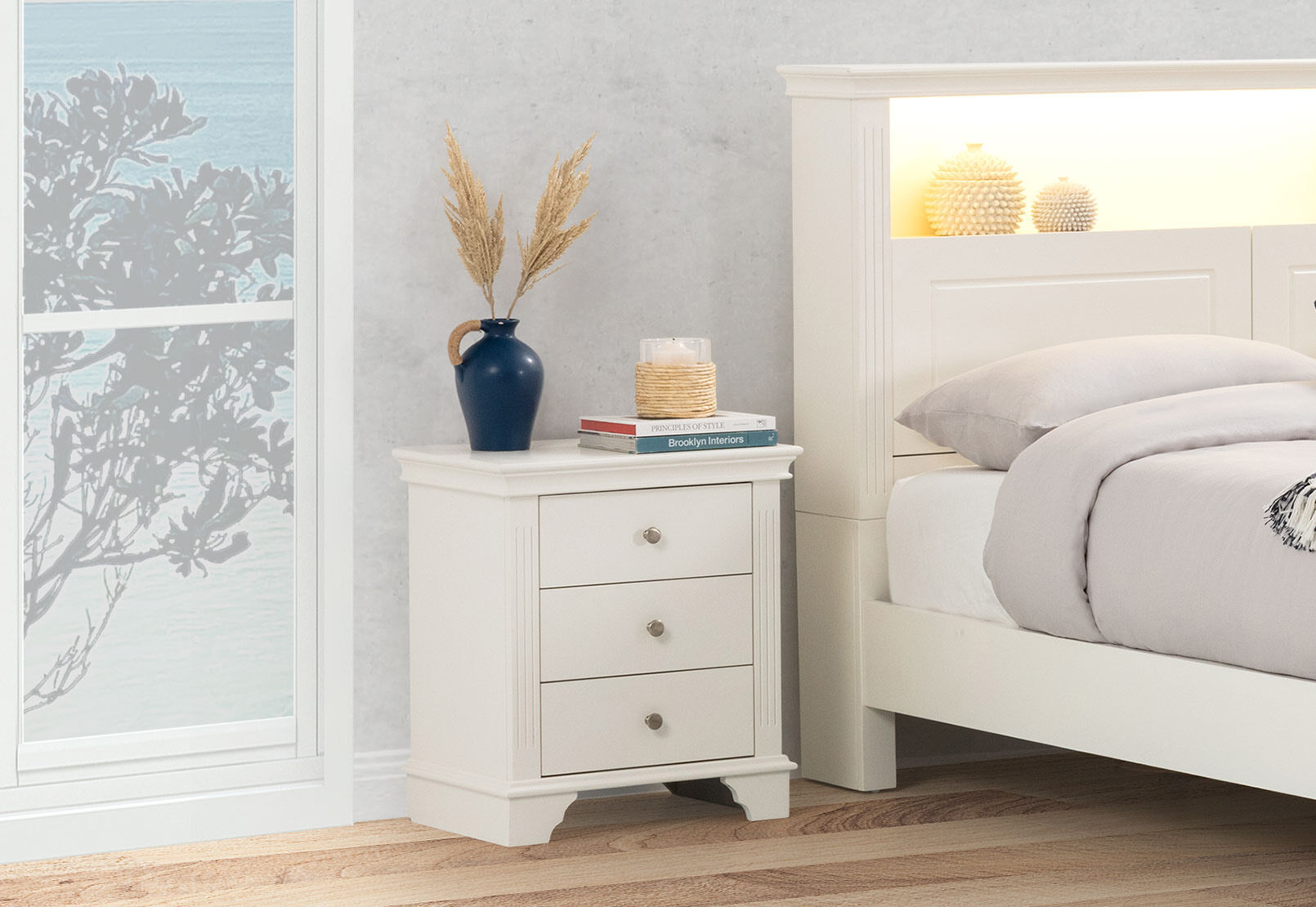 KULA BEDSIDE WHITE