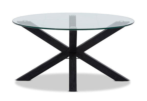 PROMENADE COFFEE TABLE (MTO) 	BLACK