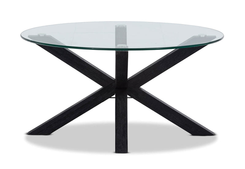 PROMENADE COFFEE TABLE (MTO) 	BLACK