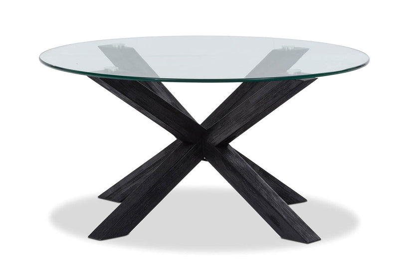 PROMENADE COFFEE TABLE (MTO) 	BLACK