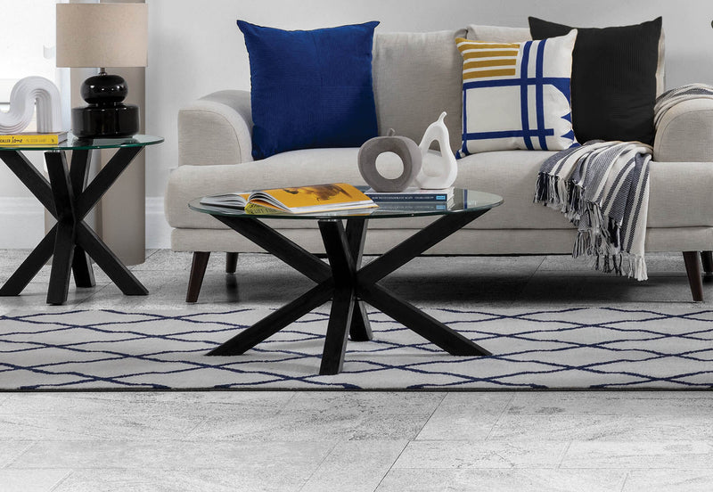 PROMENADE COFFEE TABLE (MTO) 	BLACK