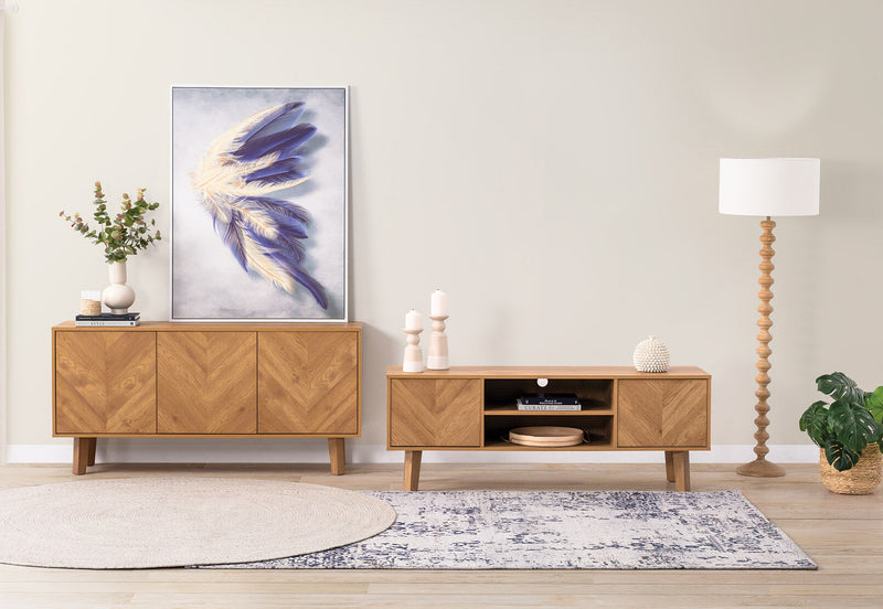 McLAUGHLIN 3 DOOR BUFFET NATURAL