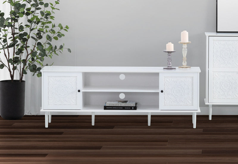 MONTGOMERY ENTERTAINMENT UNIT WHITE