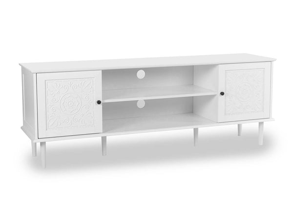 MONTGOMERY ENTERTAINMENT UNIT WHITE