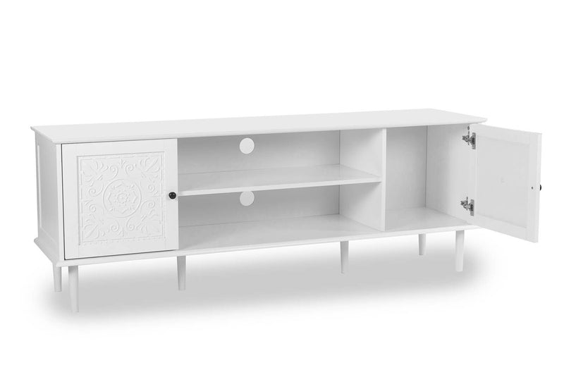 MONTGOMERY ENTERTAINMENT UNIT WHITE