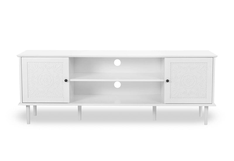 MONTGOMERY ENTERTAINMENT UNIT WHITE