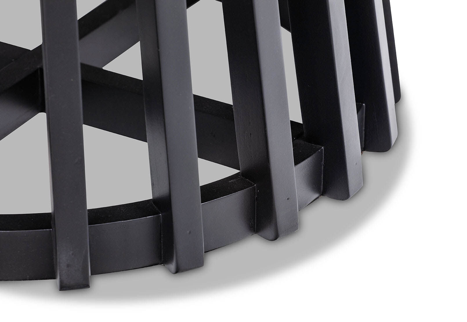 TORENTO ROUND COFFEE TABLE 	BLACK