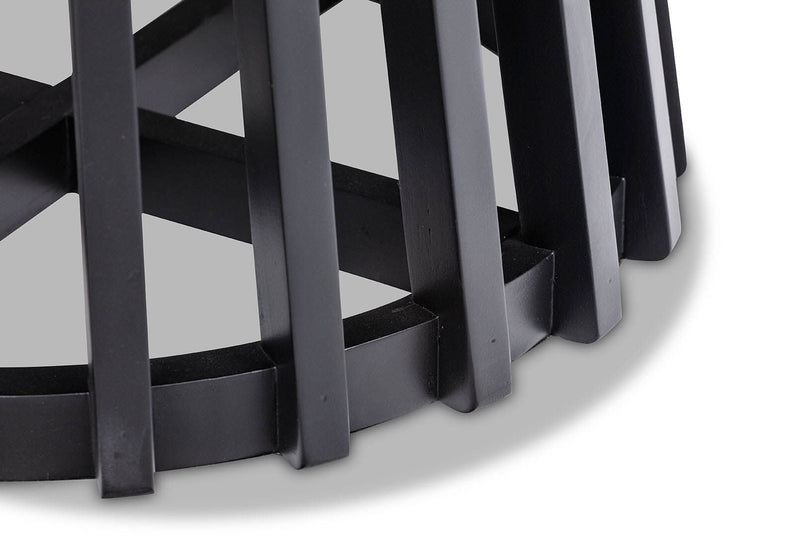 TORENTO ROUND COFFEE TABLE 	BLACK
