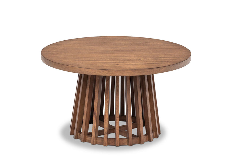 TORENTO ROUND COFFEE TABLE 	WALNUT