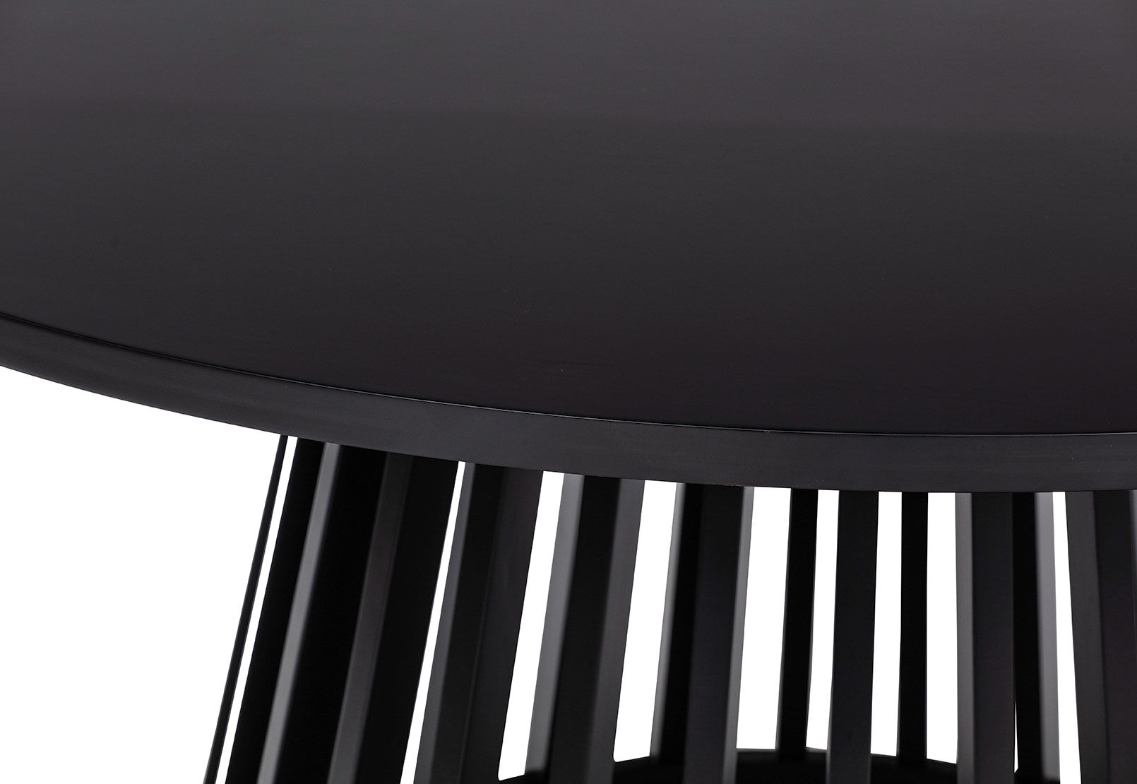 TORENTO 1500 ROUND DINING TABLE BLACK